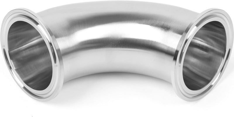 JMCOLMT Elbow 2" Tri Clamp Elbow 90 Degree Pipe Fitting 50.5mm Pipe OD Sanitary Fitting Stainless Steel 304 - Image 2